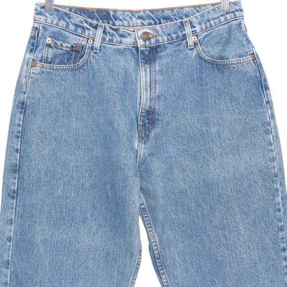 Vintage Levi's 561 Loose Fit Straight Leg Jeans Size 16 Medium Wash - Picture 4 of 7